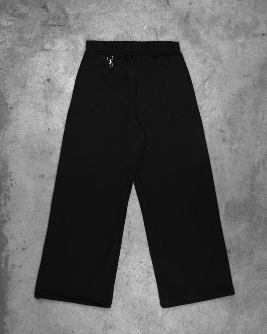 Black Adjustable Sweatpants
