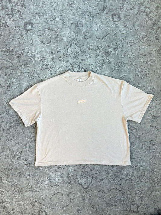Beige Basic T-shirt