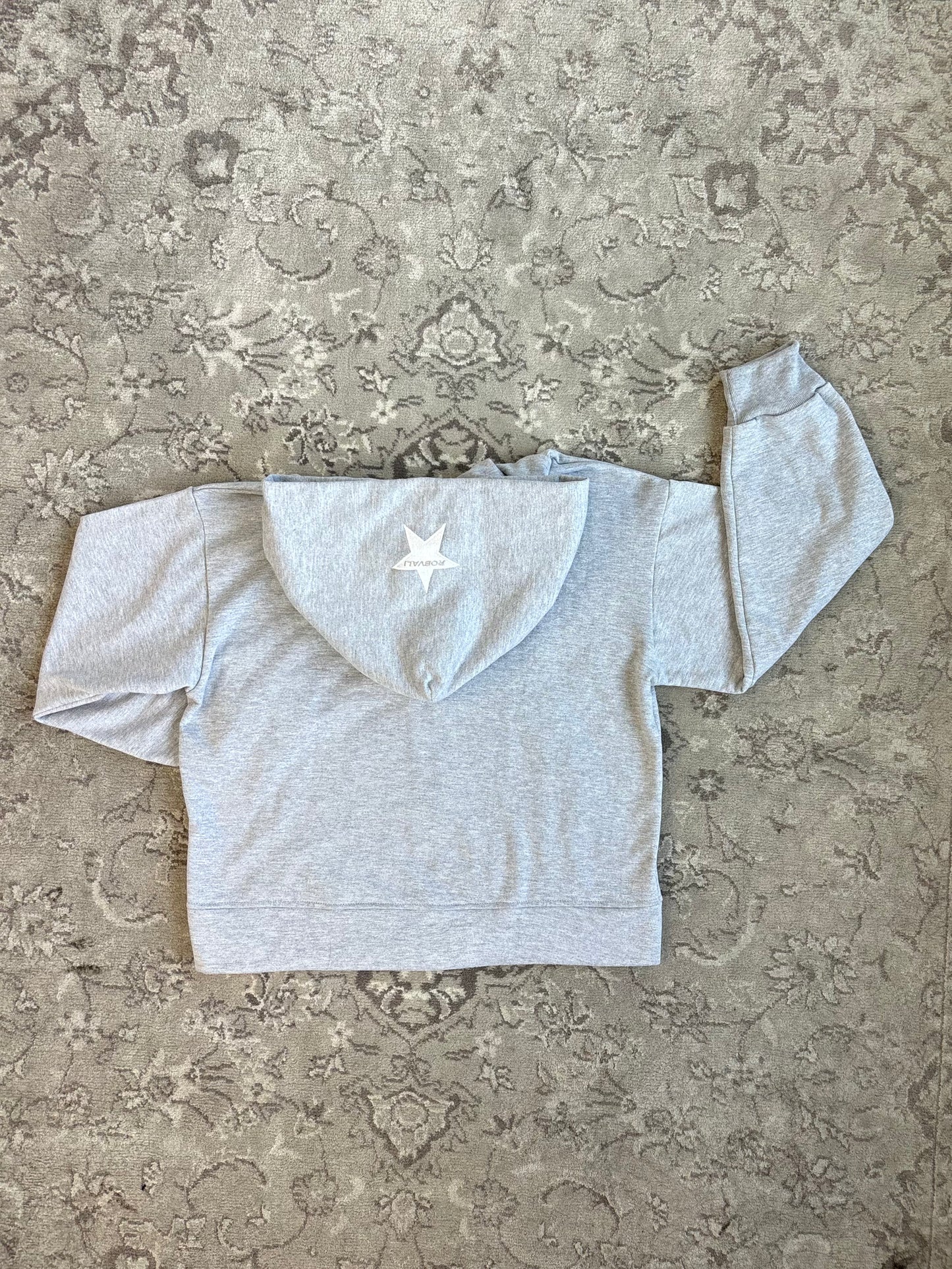 Grey Double Zipped